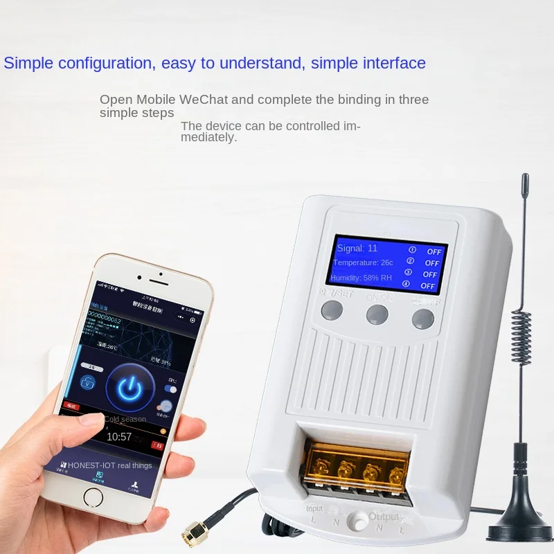 

Smart Home Remote Mobile Phone Remote Control Switch Timing Greenhouse Watering Light