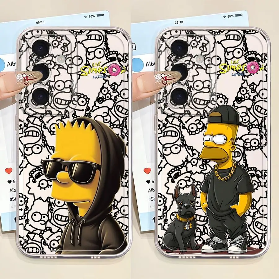 The Simpsons Cool Bart Phone Cover Case for Samsung Galaxy A55 A23 A52 A31 A33 A52 A26 A24 A36 A13 A34 A35 A54 A15 A25 A51 A14