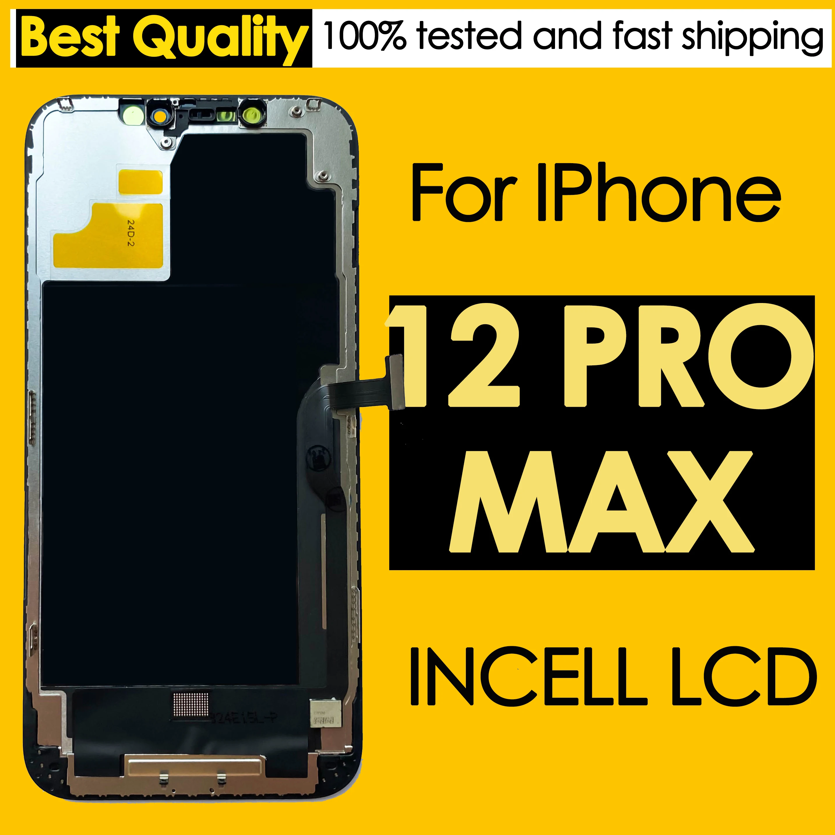 

High quality AAA incell LCD For iPhone 12 Pro MAX Display Touch Screen Digitizer Assembly Replacement Repair parts Wholesale