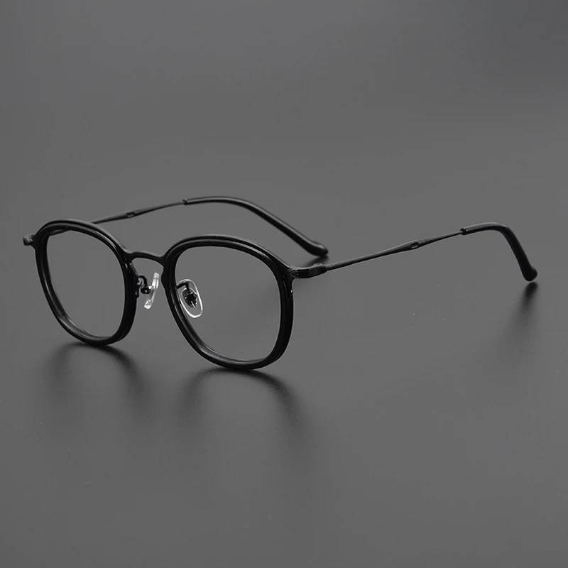 Korea Pure Titanium Eyeglasses Frame Men 2023 New Prescription Myopia Optical Glasses Frame Women Vintage Luxury Brand Eyewear