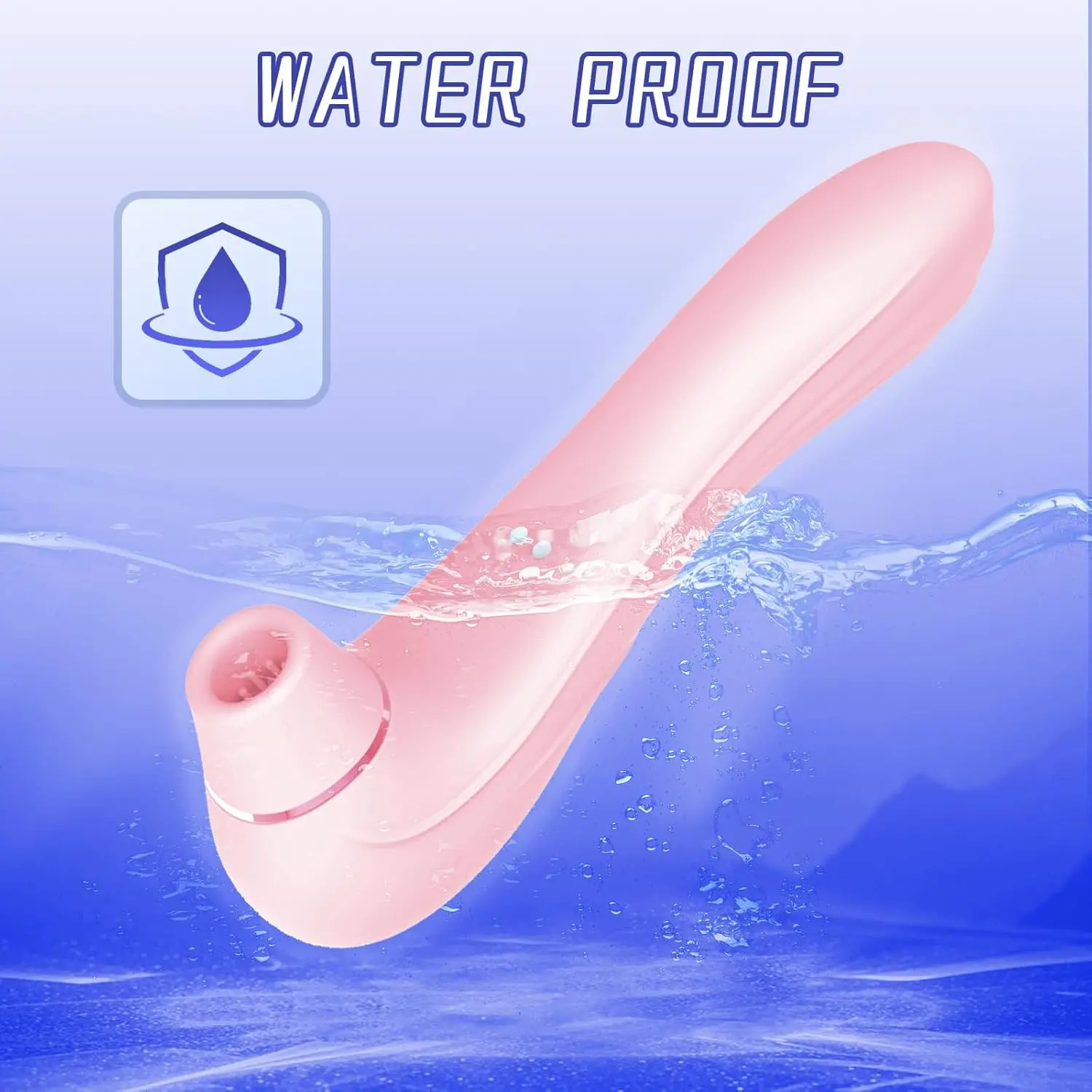 عصا هزاز للنساء ألعاب جنسية للبالغين، 2 في 1 محفز البظر جي سبوت الهزاز مع 10 أوضاع لعق واهتزاز قوية،