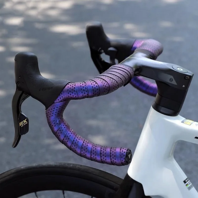 

High Quality Silicone Aurora Chameleon Anti-Slip Wear-Resistant Road Bike Handlebar Tape Road Cycling Shock Absorption Tapes