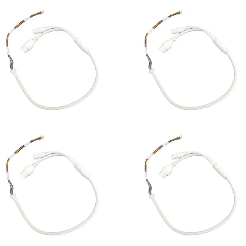 full-4x-イーサネットlanケーブル、10ピン、10芯、poe対応、rj45ネットワークケーブル、hikvision-ipカメラ用、高速データ転送。