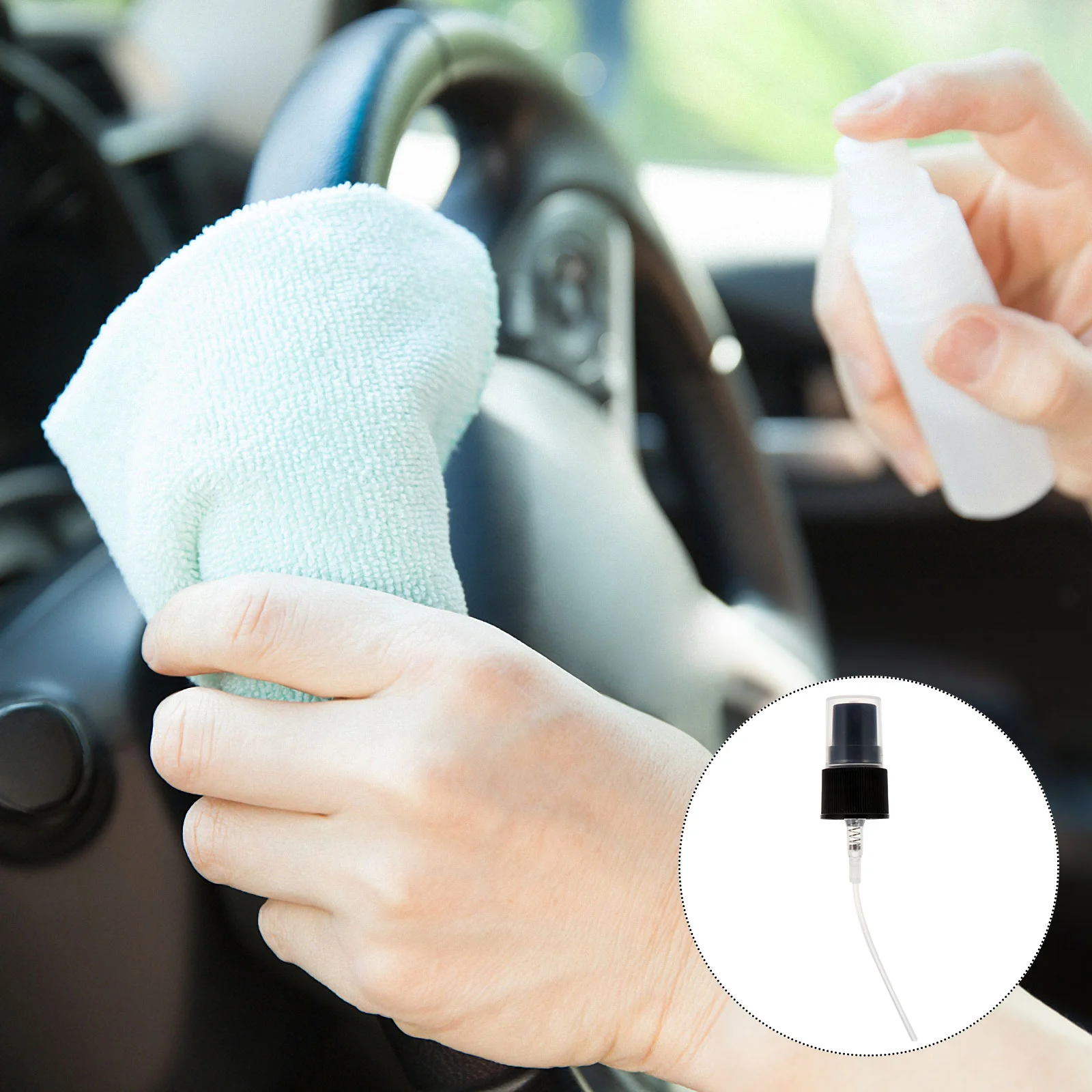 20 Pcs Alcohol Bottle Spray Head Perfume Replacement Sprayer Accessories Plastic Tops Pump