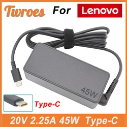 20V 2.25A 45W Type USB C For Lenovo AC Laptop Charger Chromebook c330 00HM666 Series ThinkPad T480 Yoga 720S-13IKB 720S-13ARR