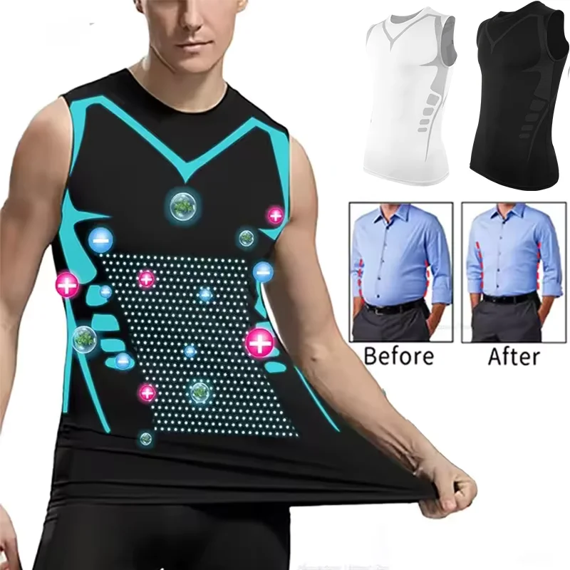 Men's Sleeveless Vest Running Sports Quick-drying Top Ice Silk T-shirt Basketball Training Fitness Clothes Summer Thin Tank Top