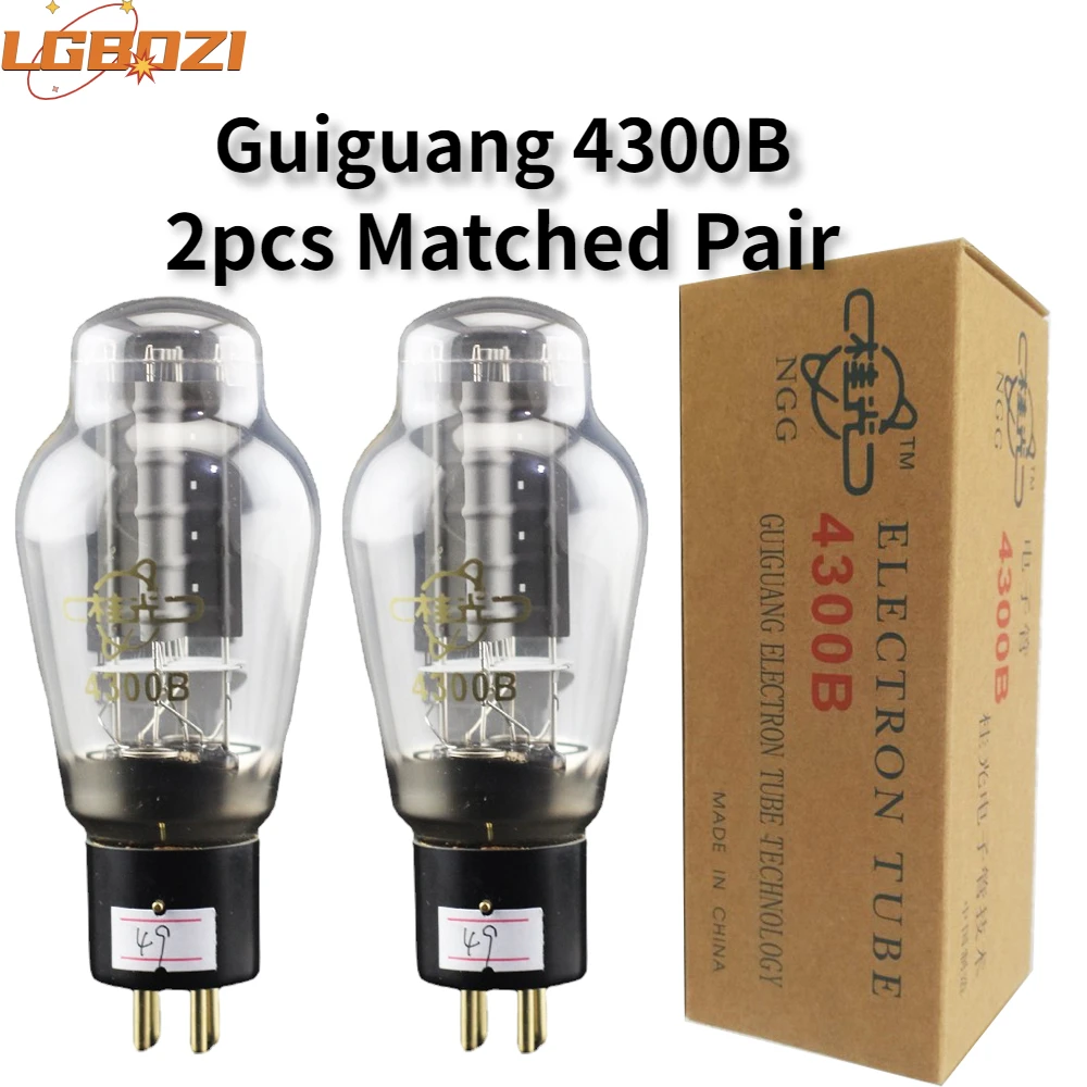 

Guiguang 4300b Tube Replacement WE300B/Linlai 300B/Shuguang 300B-98 Vacuum Tube Amplifier Matching Four Channels