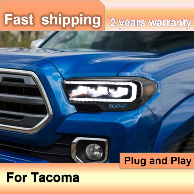 

Car Accessories for Toyota Tacoma Headlight 2014-2020 Tacoma Head Lights LED DRL Dynamic Turn Signal High Beam Projector Lens