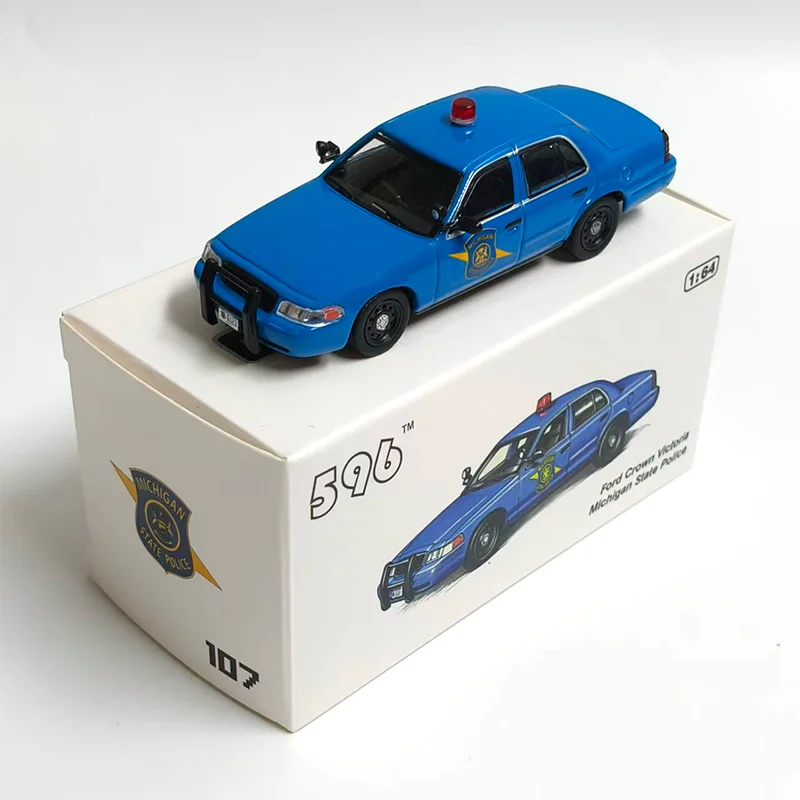 596 モデル 1/64 スケール ビクトリア クラウン CV 合金車モデル