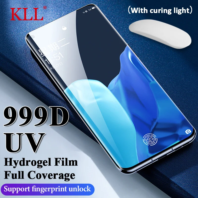 

For OnePlus 10 11 9 8 7T Pro UV Hydrogel Film Screen Protector For OnePlus Ace Nord 2 2T CE 2 3 Lite 9RT 8T 11R Protective film