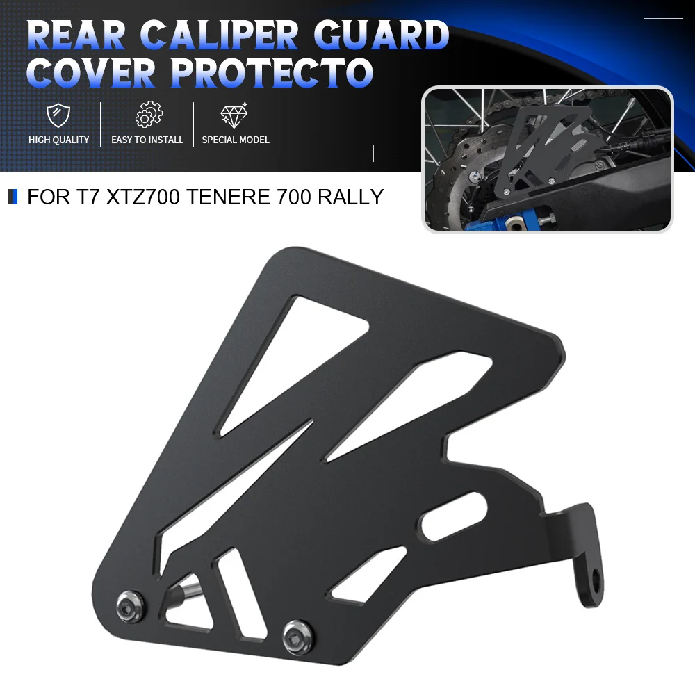 

FOR Yamaha T7 XTZ700 TENERE 700 Rally World Raid All Versions Motorcycle Aluminum Accessories Rear Caliper Guard Cover Protecto