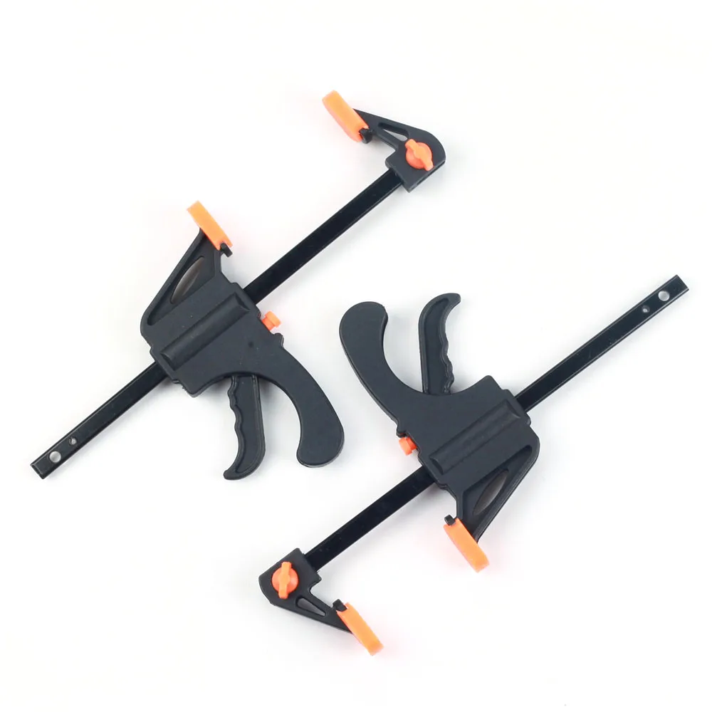 1/3/5Pcs Spreader Work Bar Clamp F Clamp Gadget Tool DIY Hand Speed Squeeze Quick Ratchet Release Clip Kit 4 Inch Wood Working