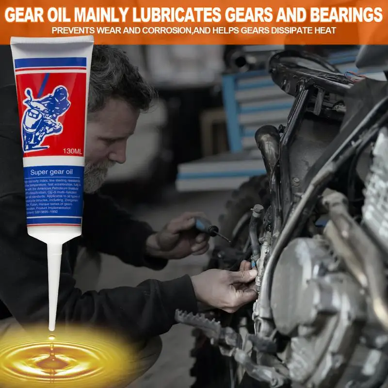 Motorcycle Lube 130ml Transmission Lubricant Automotive Grease Multipurpose Lube For Mechanical Gearbox Drive Gear And