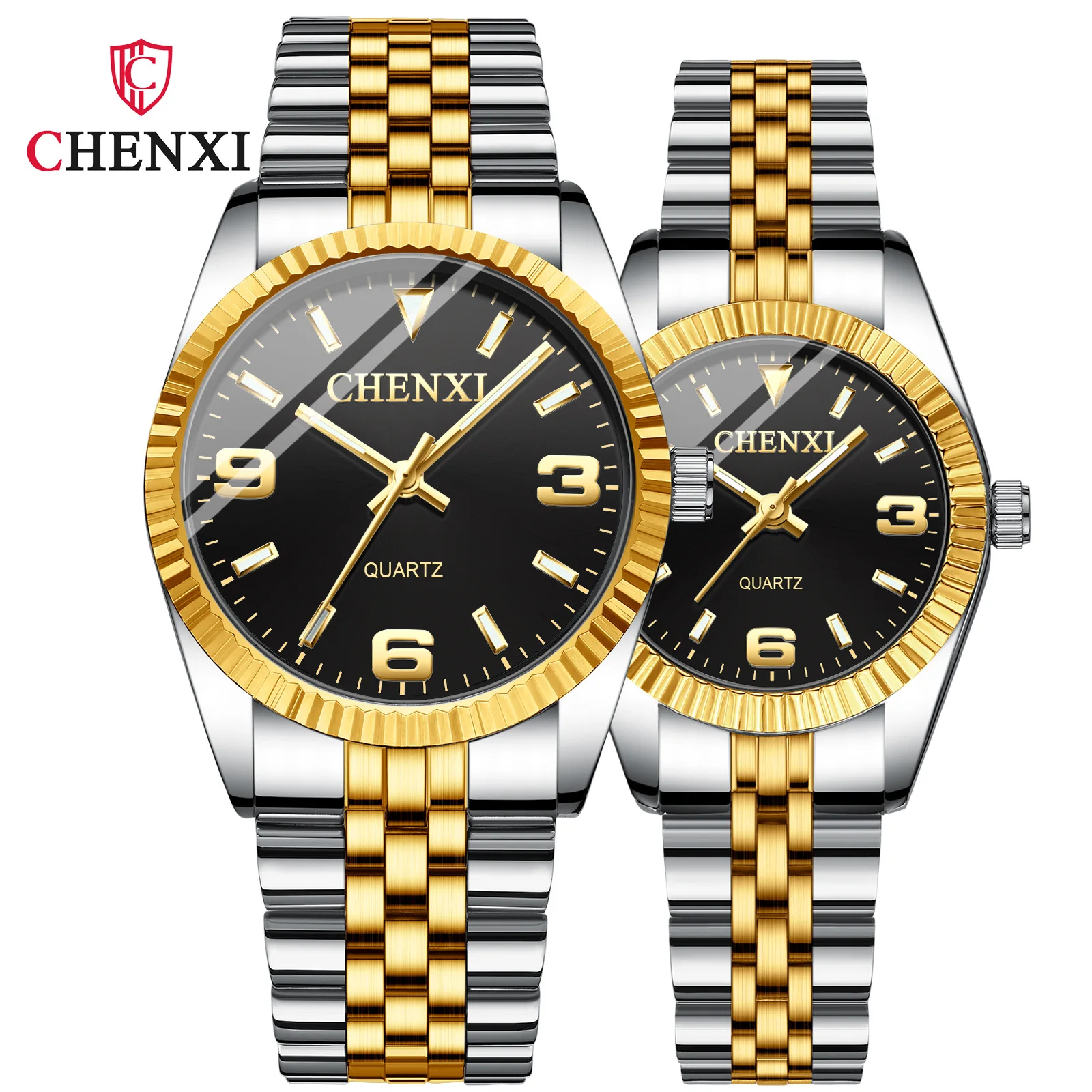 

Stainless Steel Men's Watches Are Trendy for Men and Women, Spot Luminous Waterproof Business Couple Watches