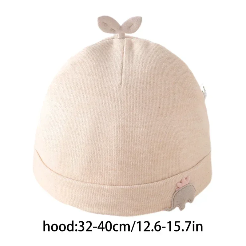 0-6 Maanden Baby Hoeden Pasgeboren Beanie Herfst Warm Dikker Katoen Zacht Elastische Baby Cap Voor Meisjes Jongens Baby Motorkap Accessoires