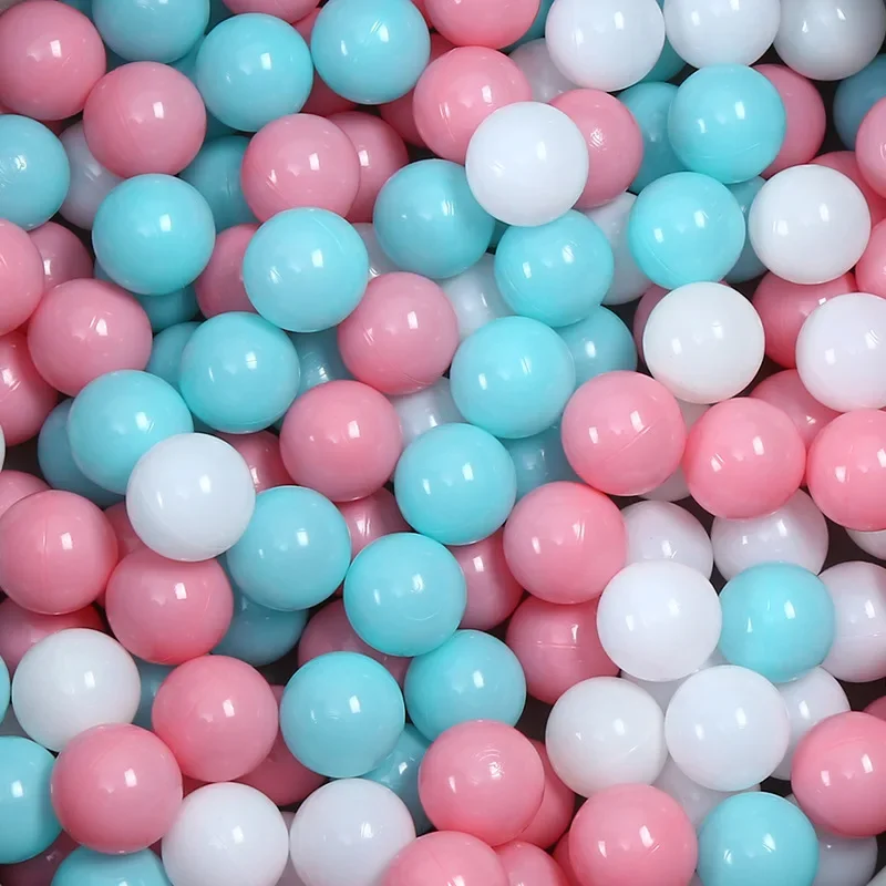 50 stks Kleurrijke Liefde Ster Plastic Oceaan Ballenbakken Milieuvriendelijke Grappige Baby Kid Zwemmen Pit Spelen Speelgoed Water Zwembad Ocean Wave Ballen Geschenken