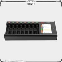 ISDT N8 LCD Display Universal Battery Charger 8-Slot Speedy Smart Battery Fast Charger for Rechargeable Batteries AA AAA Li-lon