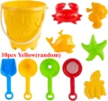 10pcs yellow(random)