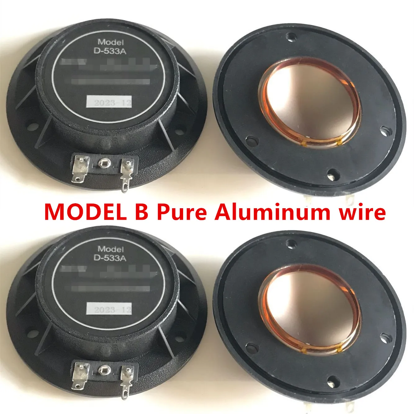 고품질 교체 다이어프램 워페달 D-533A 드라이버 4 개/묶음