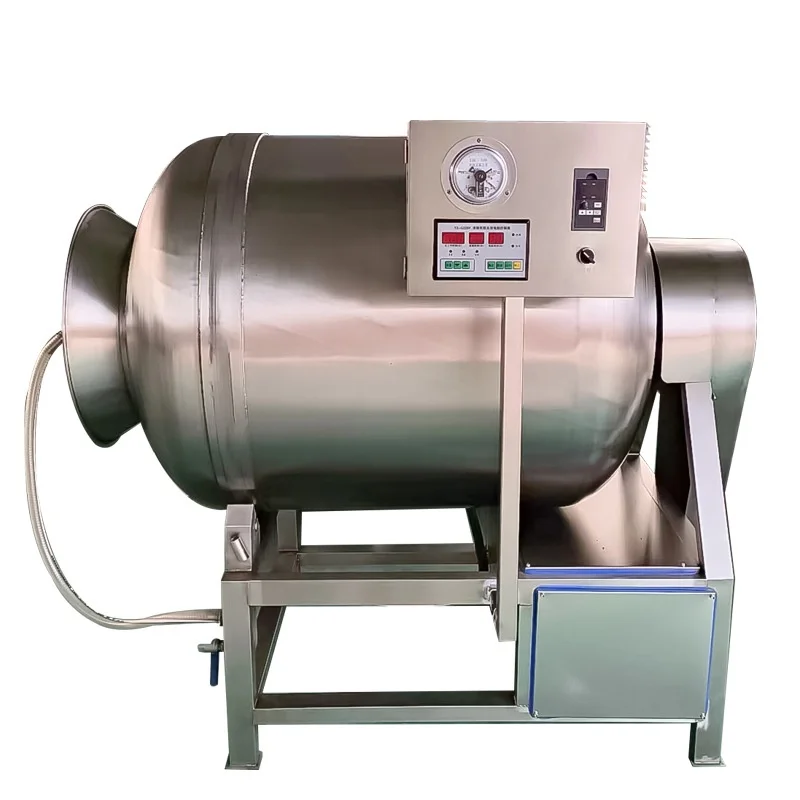 

Popular Hotel Machinery Vacuum Roller Kneading Machine for Fried Chicken Meat Product Making Machine in Vacuum Tumble Style
