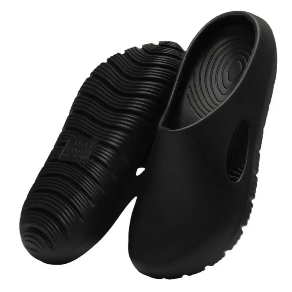 Baotou Style Anti-Slip EVA Bread Slippers Soft Odor-Resistant Beach Slippers Lightweight Comfortable House Shoes Men and Women