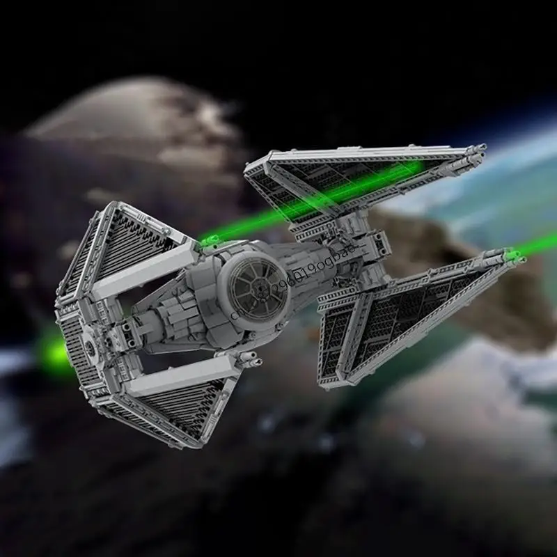 

Новый 2464 шт. знаменитый звездный боевой фильм Moc Ucs Tie Interceptor Diy креативные идеи детские игрушки подарок на день рождения головоломка на заказ 75382