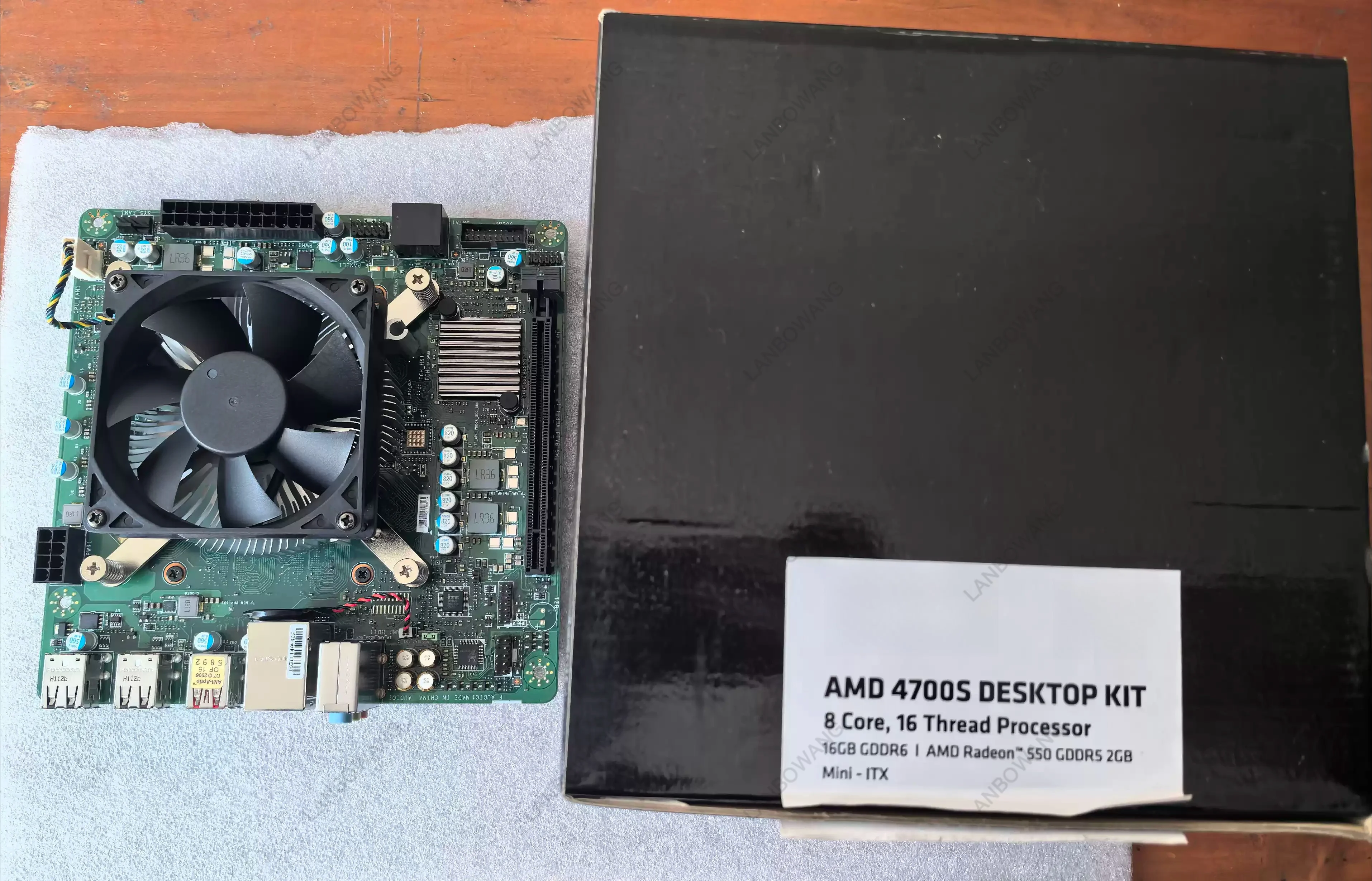 Brand‑New ITX Motherboard Kit 4700S 8‑Core CPU DDR6 16G Memory With Original Fan And Blade