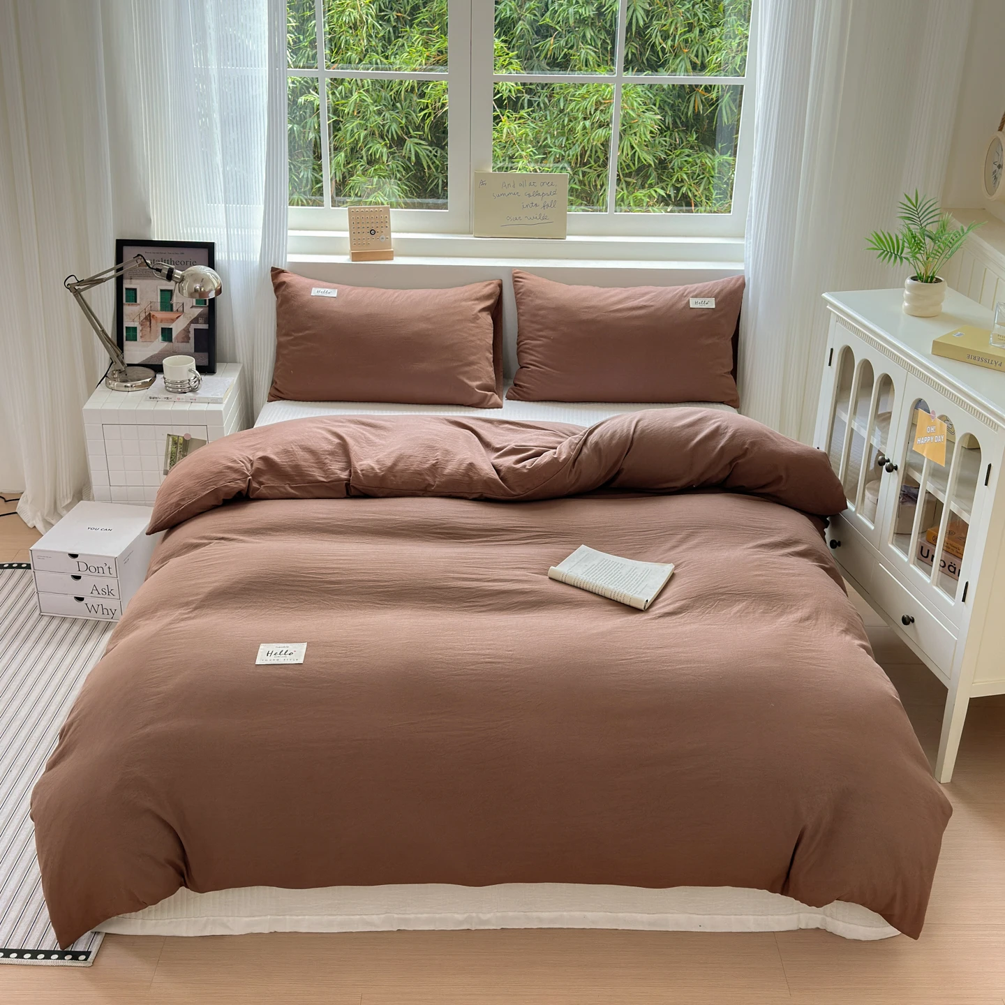 

1pc Quilt Cover Stripe Style Duvet Cover Skin-friendly Bed Linen 이불커버 Girls Boys Room Bed Covers (No Pillowcase)