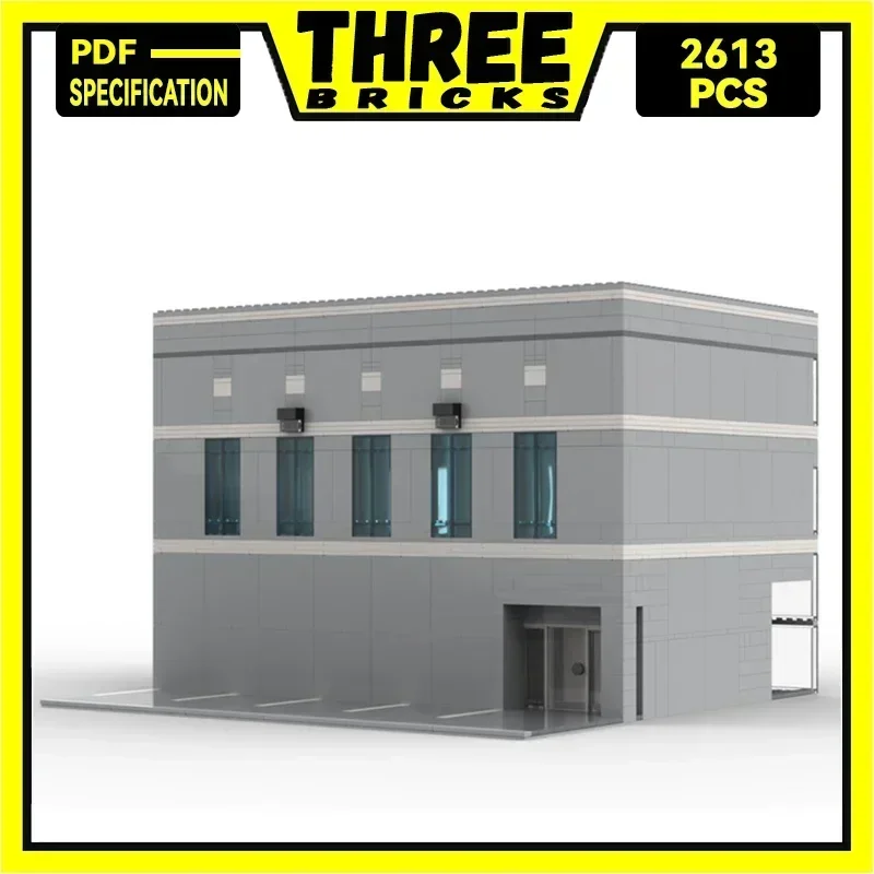 Moc Building Bricks Television Model Complete Office Building Technology Modular Blocks Gifts Christmas Toys DIY Sets Assembly