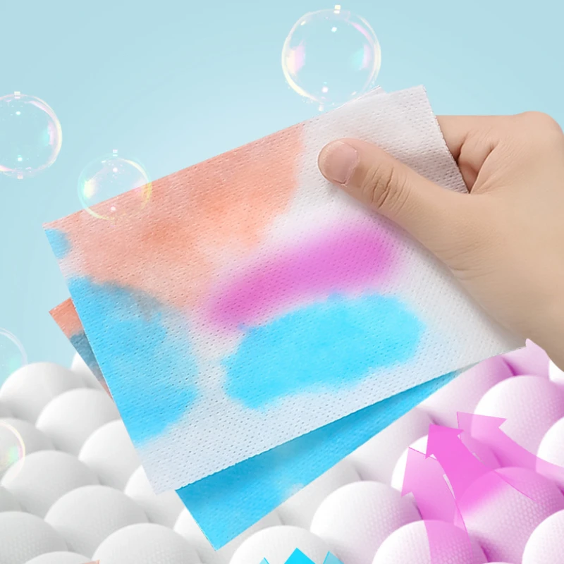 Laundry Color Absorber Laundry Detergent Tablet Sheet Washing Wipe Washing Machine Tide Color Catcher Laundry Balls & Discs