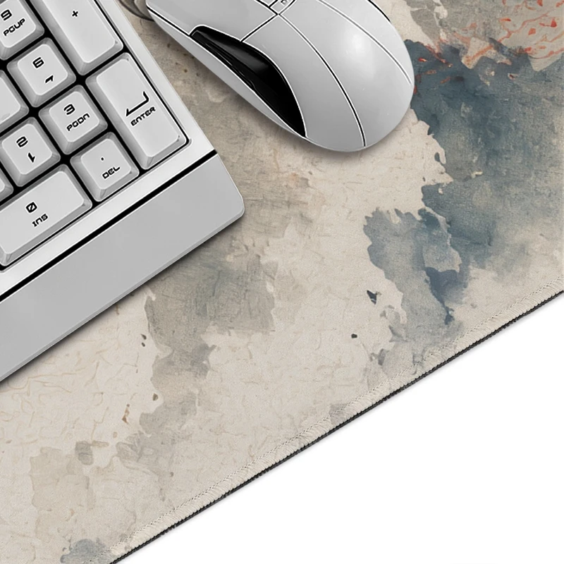 Mouse Pad Red Sun Ink Dragon Gaming XL Large Home Computer Custom Mousepad XXL Playmat Soft Office Non-Slip Laptop Mice Pad view 2