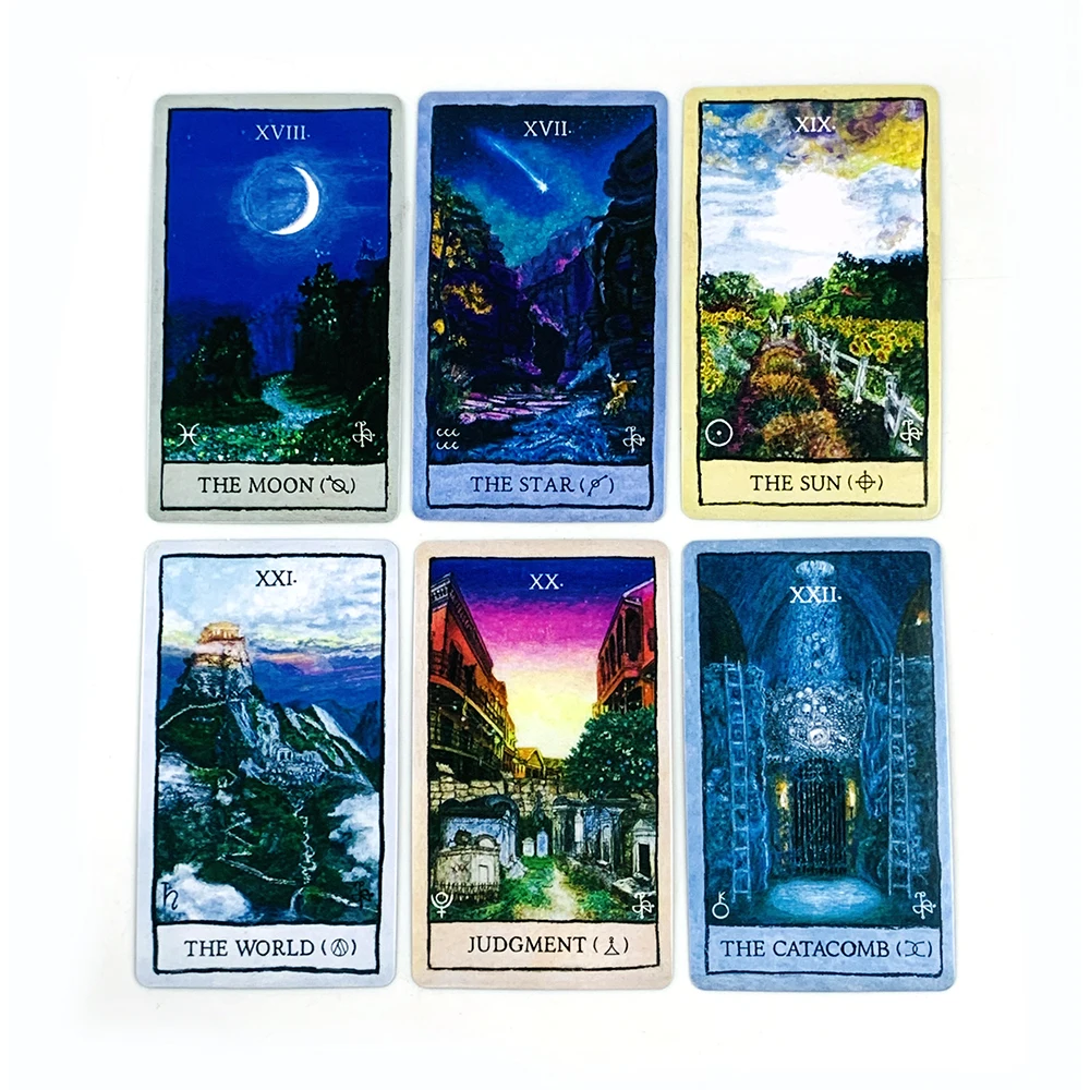 New Tarot Cards Family Gathering Card Game English Vision Fate Divination Party Playing Deck Board Game Meditation & Party Games