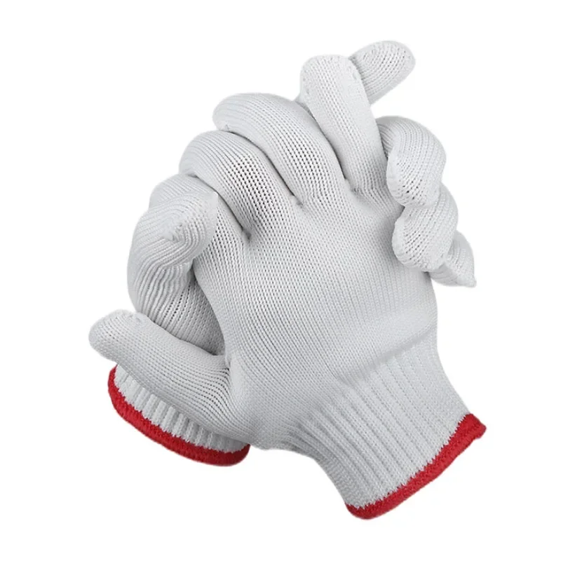 12PCS Car maintenance labor protection gloves cotton thread wear-resistant yarn work gloves wool quality cotton hand socks