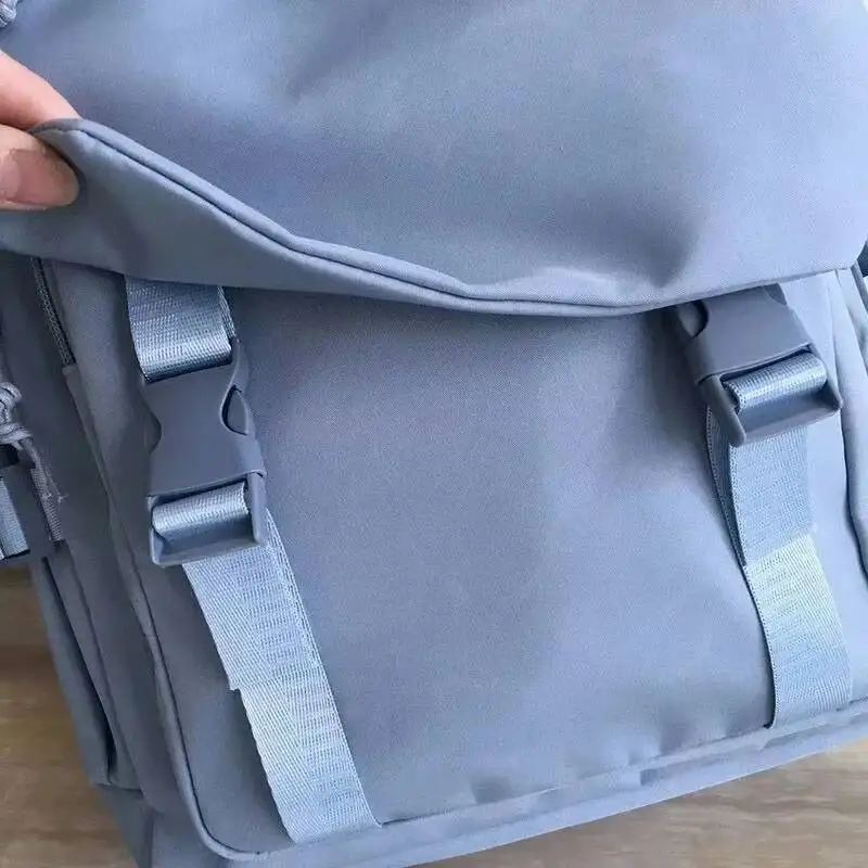 Anime jogo azul preto sk8 o infinito estudante adolescentes sacos de escola grande capacidade mochilas para