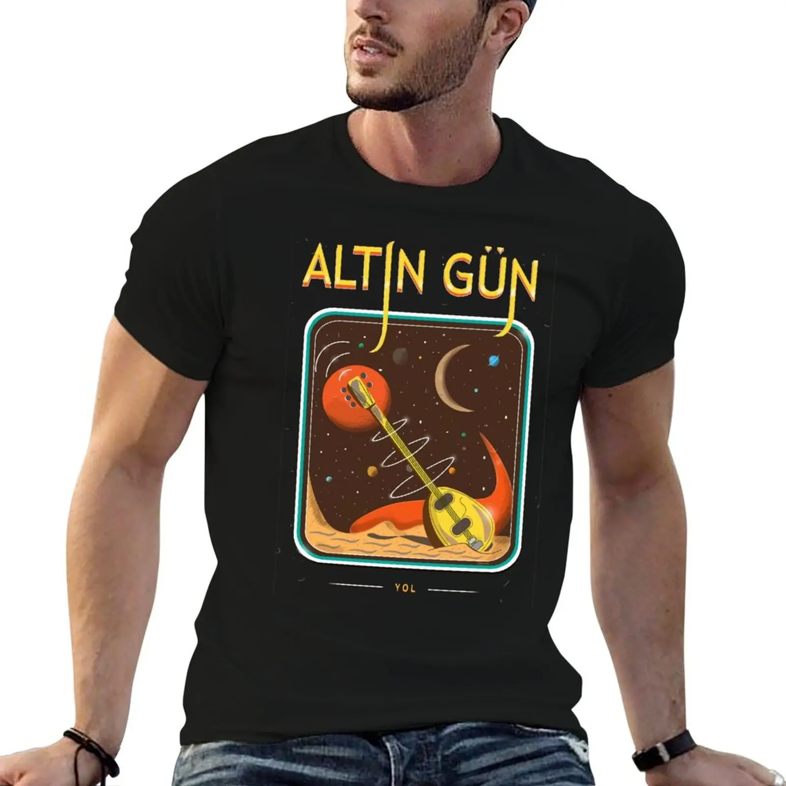 

AltIn Gun T-Shirt shirts graphic tee quick-drying vintage graphic tee anime stuff clothing for men