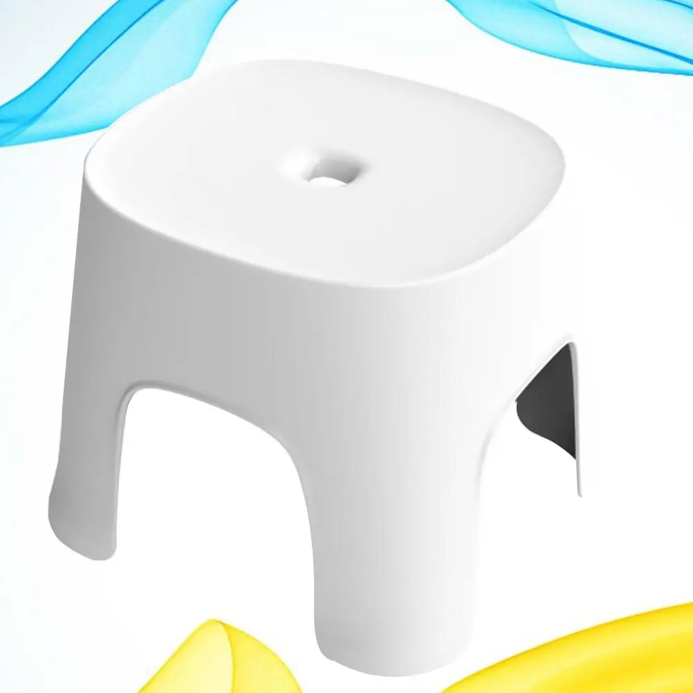 Plastic Step Stool Non Slip Feet Kids Toddler Bathroom Kitchen RV Child Vanity Single Low Cute Portable Use
