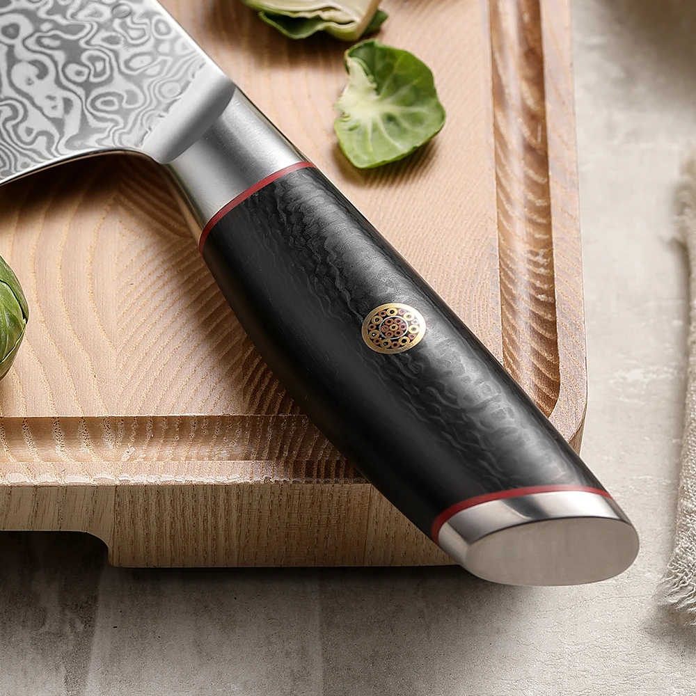 XINZUO Chef Knife 67 Layer Damascus Steel Kitchen Knife High Hardness 60+2HRC Chopping Slicing for Meat Fish Vegetable Daily Use view 4