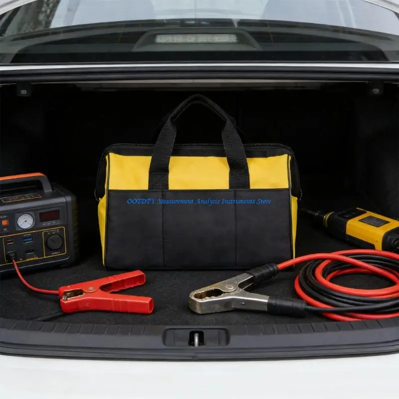 367D 14inch Wide Mouth Tool Bag Large Capacity Tool Bag for Men Portable Home