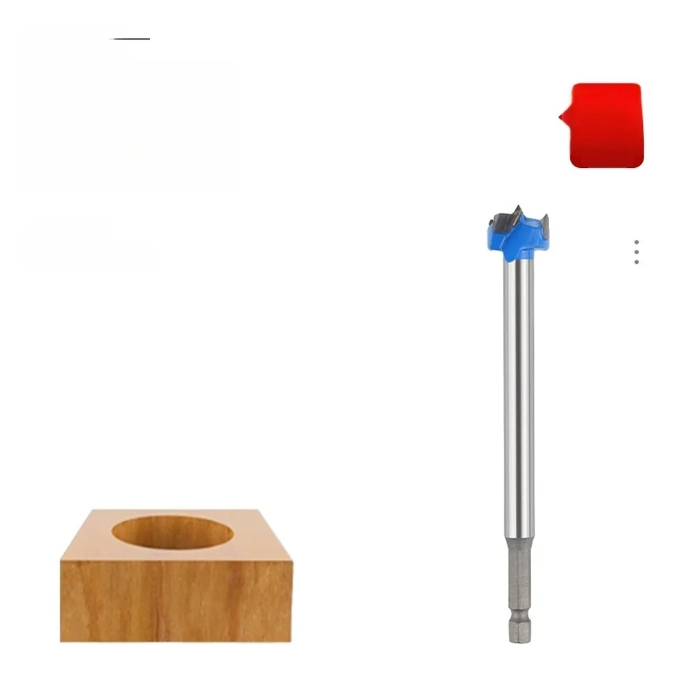 Extended Reach Hole Cutter Set for Wood Plastic Door Installation and Modification with Precision Alloy Blade Technology