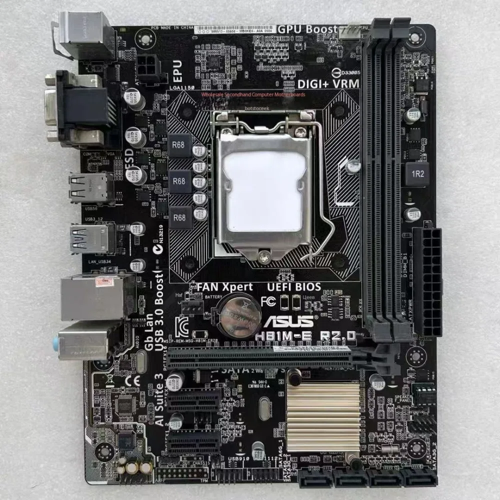 

Asus / ASUS H81M-e R2.0 motherboard 1150 pin DDR3 serial port GPU integrated SATA6Gb