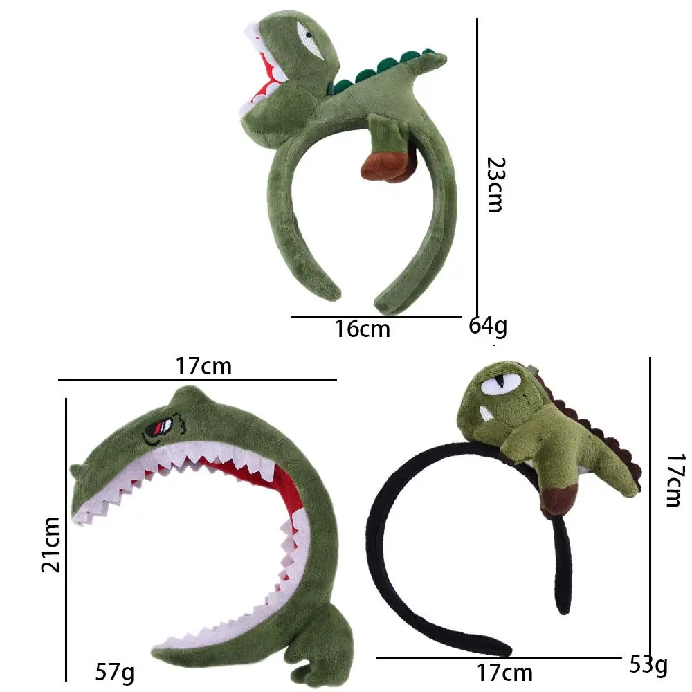 

Simple Sweet Women Hair Accessories Washing Face Animals Dinosaur Headbands Hairband Shark Fish Cartoon Hair Hoop