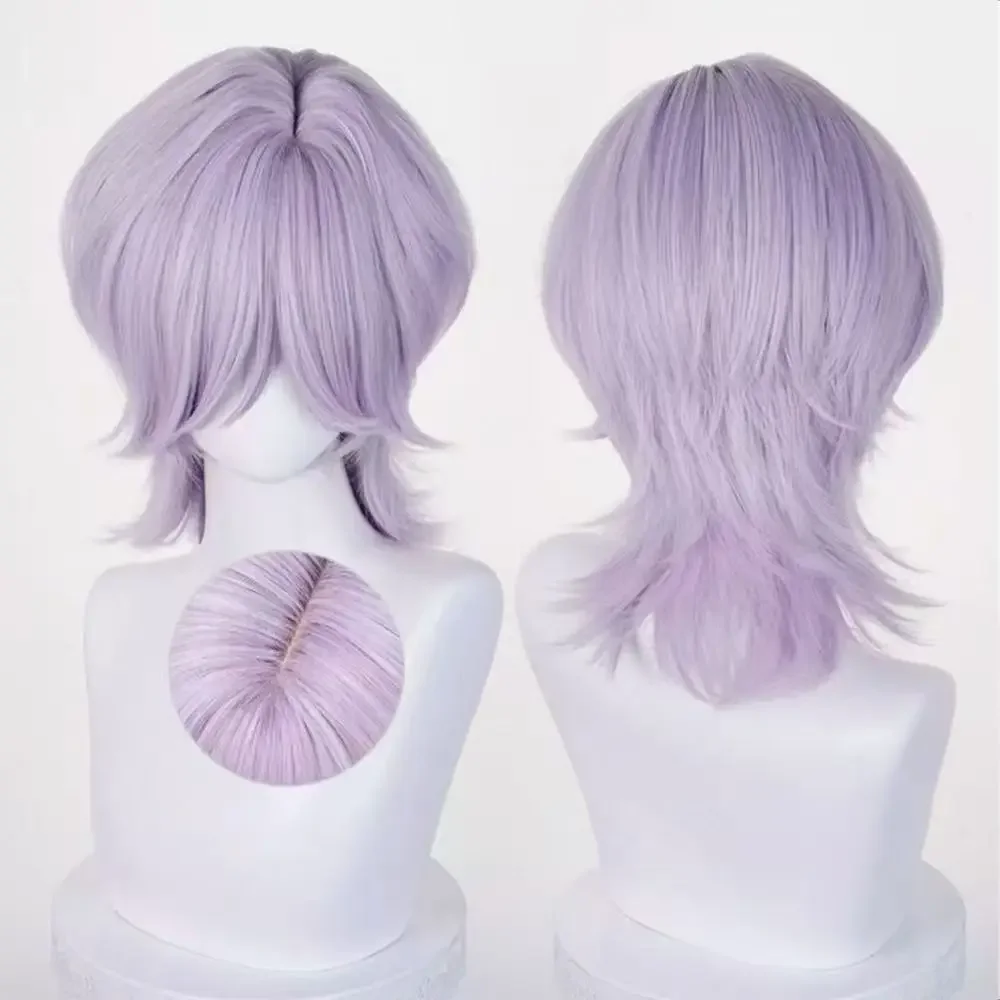 Saja meninos jinu bebê abby mistério romance cosplay peruca para kpop ídolo masculino cosplay anime peruca resistente ao calor cabelo sintético dia das bruxas