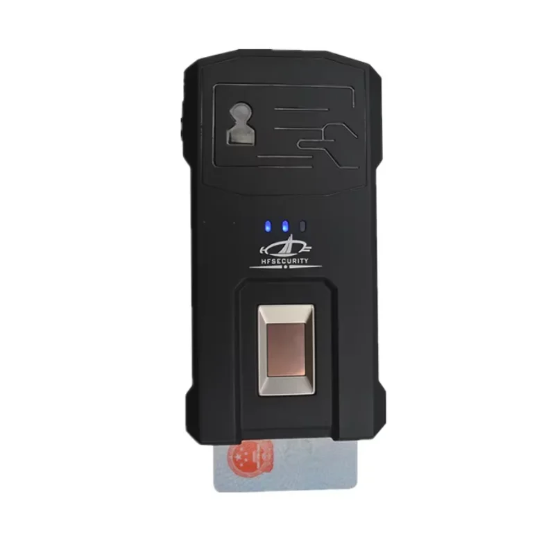 HFSecurity HF7500 National ID Card Reader BLE Fingerprint Scanner Support NFC Function Free Sdk