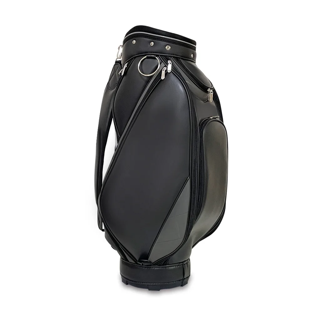 البوب تخصيص خفيفة الوزن حامل الغولف حقيبة مقاوم للماء بولي Material المواد الفرامل التعادل قضيب عجلة كبيرة حالة جديدة حزمة السفر شعار مخصص