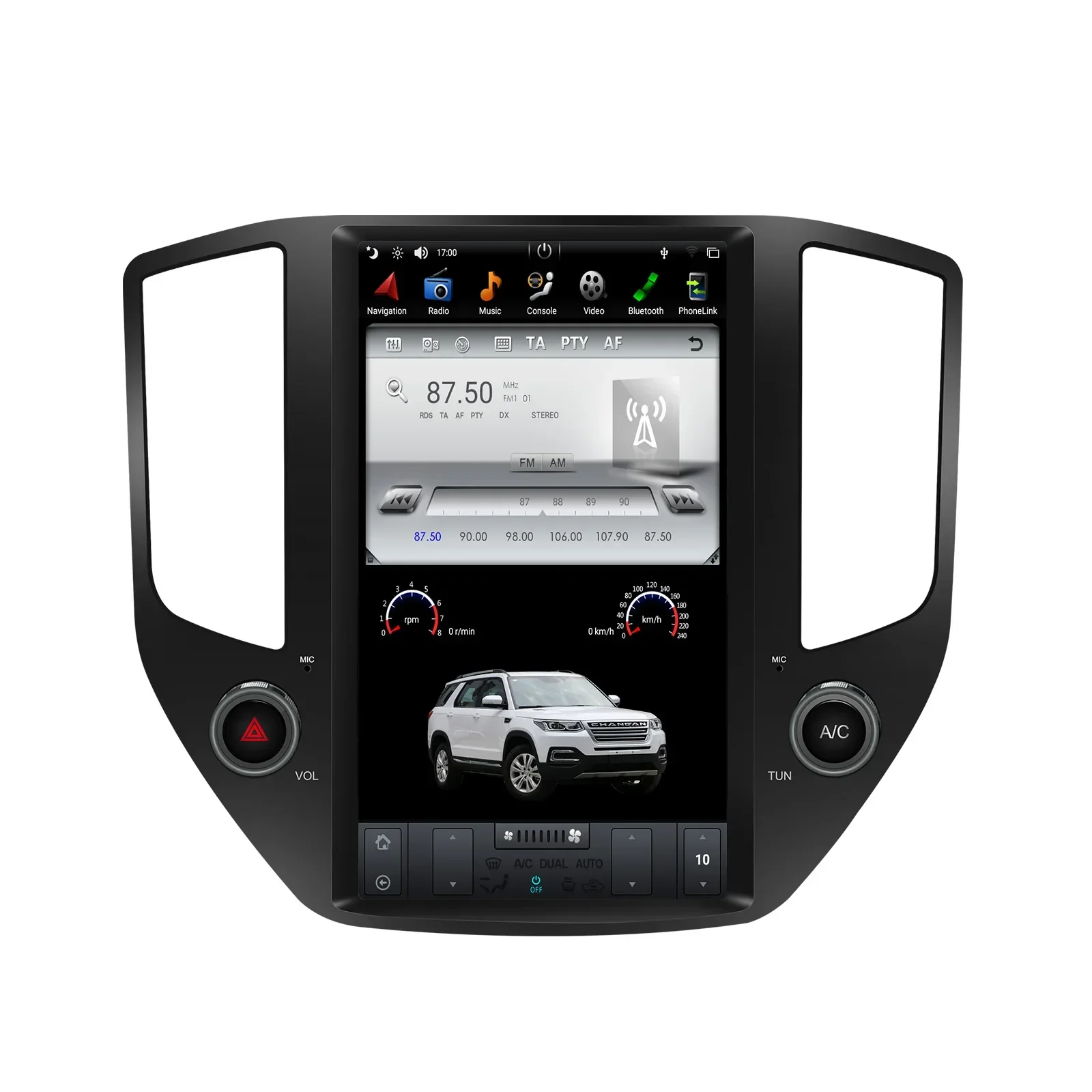 

CHANGAN CS95 2016-2019 13,6-дюймовый автомобильный авторадио GPS-навигатор Вертикальный экран Мультимедийный DVD-плеер Часть