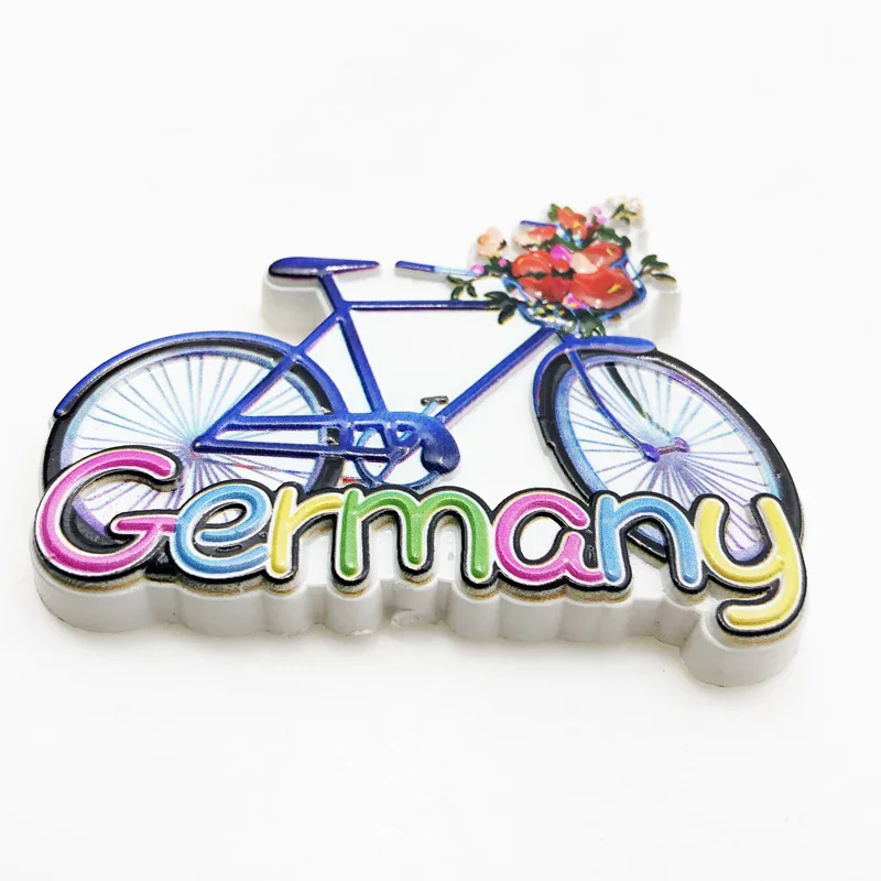 Italy Travelling Souvenris Switzerland Germany Bikes Greece Fridge Stickers Home Decor Birthday Gifts Holland Fridge Magnets