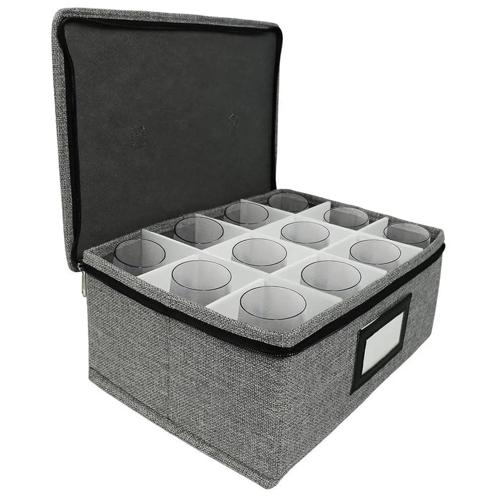 

Whiskey Glass Storage Box ,Drinkware Storage Box, Stemware Storage Container for Cupboard Cups ,Moving and Organization