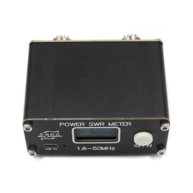 1 комплект QRP 150 Вт SWR коротковолновый измеритель стоячей волны SWR/измеритель мощности черный 1,6-50 МГц