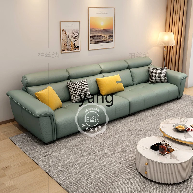 xyy cream wind antibacterial technology fabric sofa living room small apartment simple modern straight row