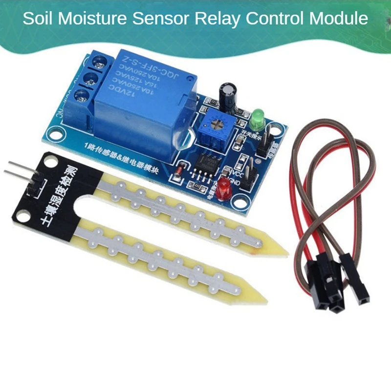 Hot TTKK Soil Moisture Sensor Relay Control Module Automatic Watering Of The Humidity Starting Switch